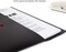 5 Pieces A4 Envelopes Folders for Paperwork Plastic Wallets (Black)